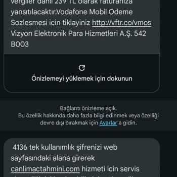Vodafone Pay İle İzinsiz Abonelik Ve Haksız Ücretlendirme