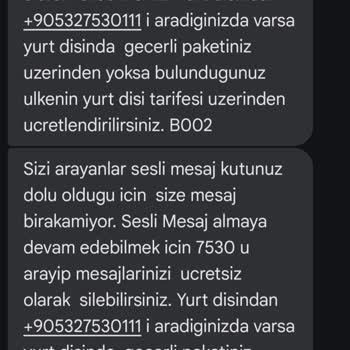 0850'li Numaralardan Gelen Sürekli Sesli Mesaj Rahatsızlığı