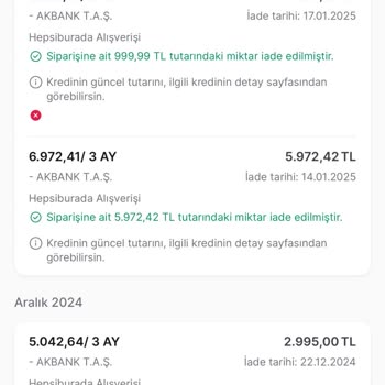 İptal Edilen Siparişlerin İadesi Yapılmıyor