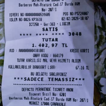 DeFacto Mağazasından Alınan Üründe Alarm Şoku