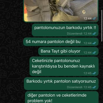Yanlış Beden Pantolon Sorunu: Müşteri Hizmetlerinde Yetersizlik