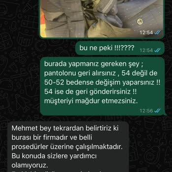Yanlış Beden Pantolon Sorunu: Müşteri Hizmetlerinde Yetersizlik