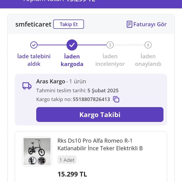 Elektrikli Bisikletim Nerede?