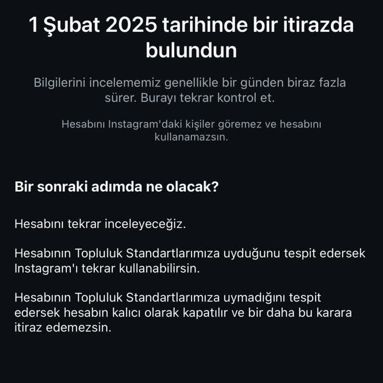 Instagram Sosyal Medya Hesaplarım Askıya Alındı
