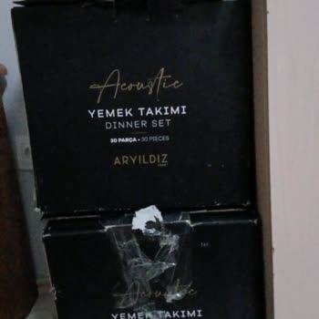 Teşhir Ürün Ve Defolu Yemek Takımı Teslimatı