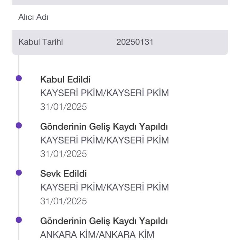 PTT Kargo Dağıtım Hatası Ve Geri Gönderim Sorunu