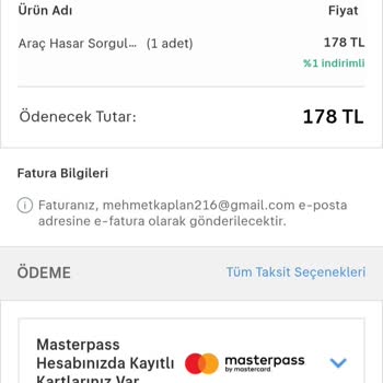 Araç Hasar Sorgulama Ücreti Alındı, Sonuç Gelmedi