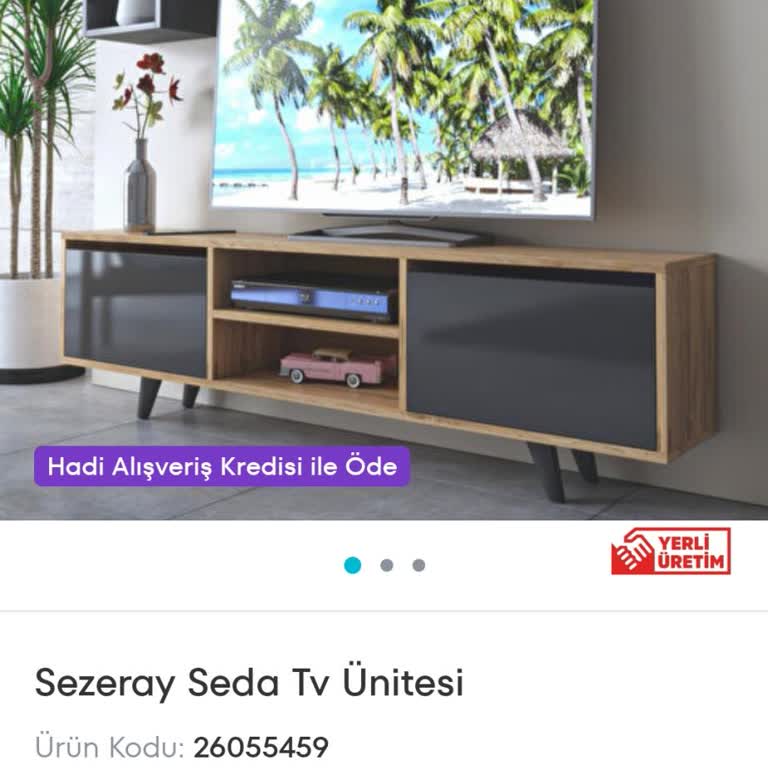 A101 Eksik Ve Kırık Gelen TV Ünitesi