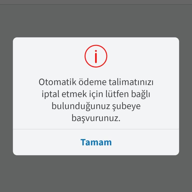 Halkbank'ta Otomatik Ödeme İptalinde Zorluk