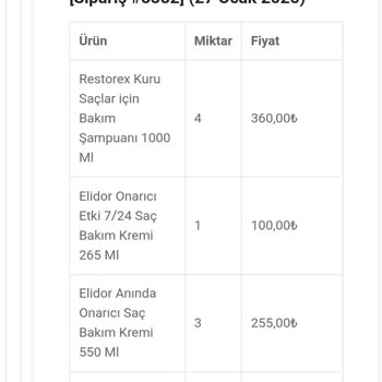 Sipariş Bilgilerine Ulaşamama Ve İletişim Sorunu