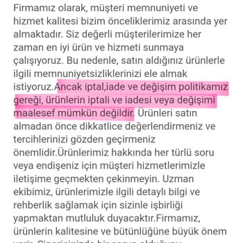 İletişim Eksikliği Ve İade Sorunları
