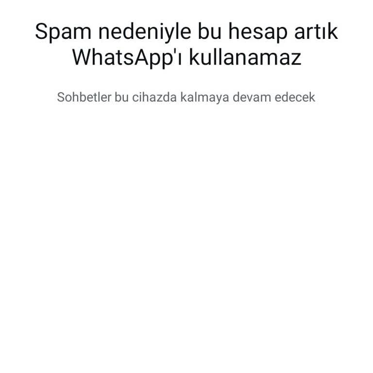 WhatsApp Hesabım Haksız Yere Engellendi