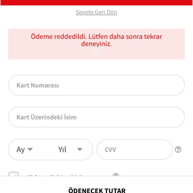 Ödeme Sorunu Nedeniyle Kaçırılan İndirim Fırsatı