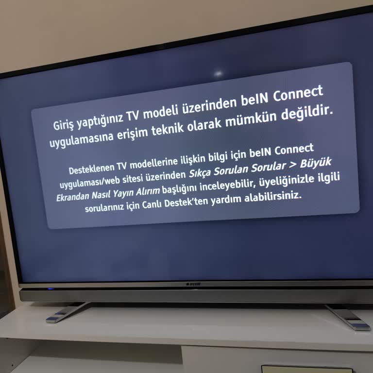 Arçelik TV Güncelleme Sorunu