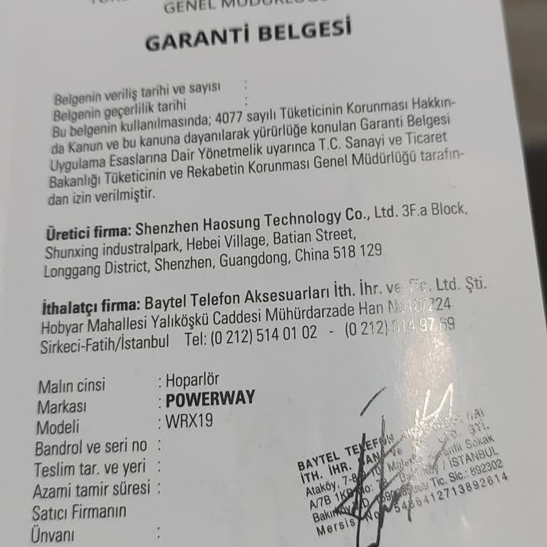 Yeni Alınan Ürünün Şarj Sorunu