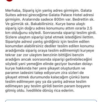Yanlış Adrese Teslim Edilen Sipariş Ve Korkutan Kurye Deneyimi