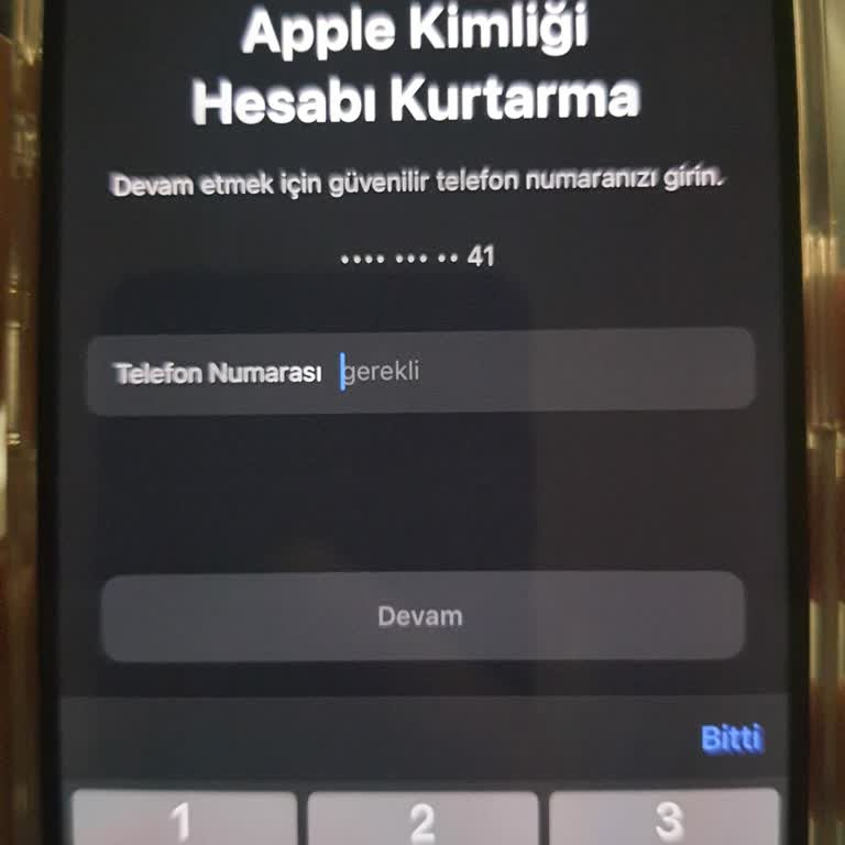 İCloud Hesabına Erişim Sorunu