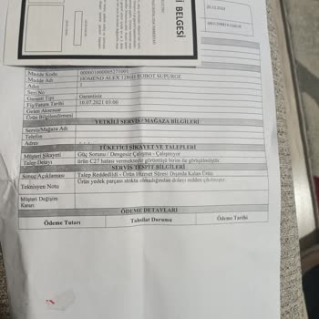 Homend Marka Ürünlerde Garanti Süresi Sonrası Sorunlar