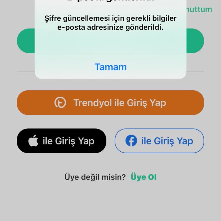 Dolap Uygulamasında Şifre Yenileme Sorunu