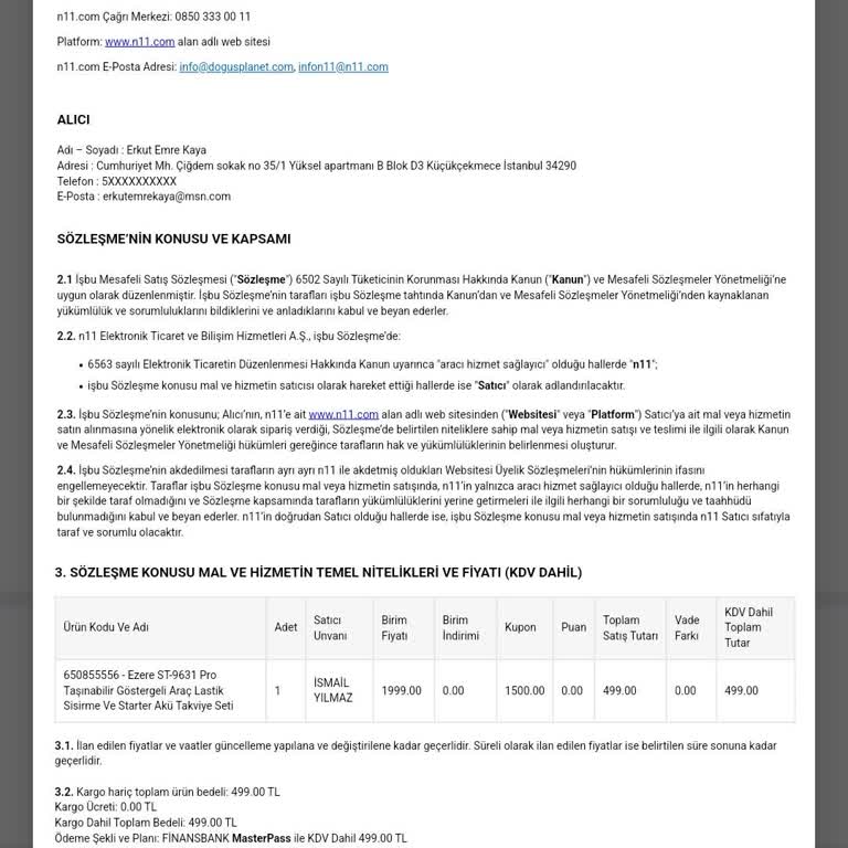 N11 Kupon İadesi Sorunu: Tüketici Hakları İhlali