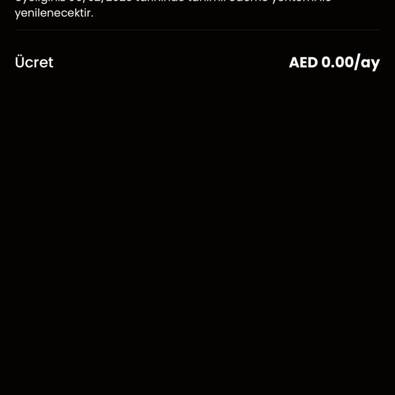 Abonelik İptali İçin Seçenek Yok!