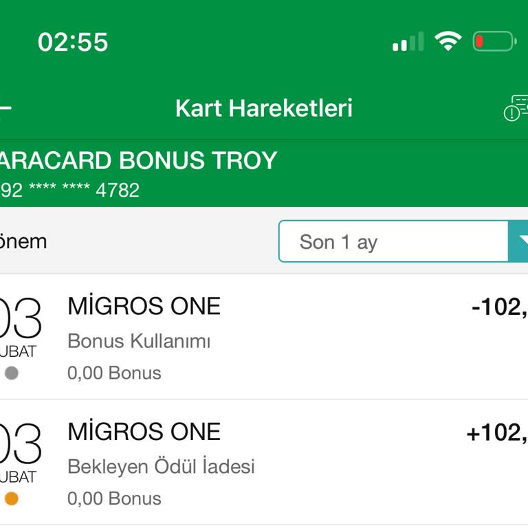 Migros Sanal Market Bonus Sorunu