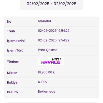 Çekim Talebinde Gecikme Sorunu