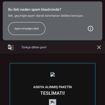Sahte Kargo Mailleriyle Gelen Tehdit