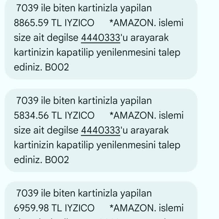 İzinsiz Kredi Kartı İşlemleri Ve Para İadesi Talebi