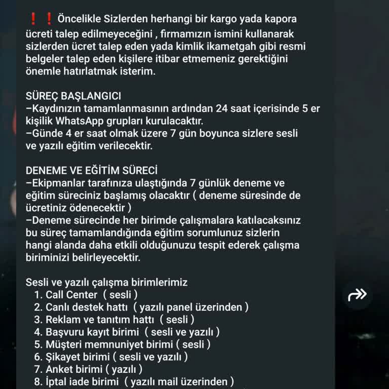 Çağrı Merkezi İş Başvurusunda Şaşırtıcı Para Talebi