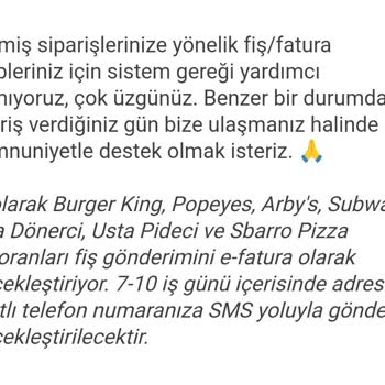 Fatura Talebine Yanıt Vermeyen Restoran Ve Müşteri Mağduriyeti