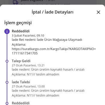 N11'de İade Sürecinde Yaşanan Sorunlar