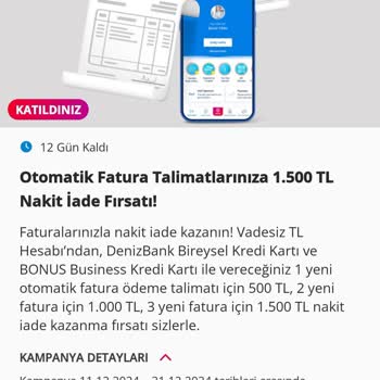 Denizbank Kampanya Yanıltmacası: İade Edilmeyen 1500 TL