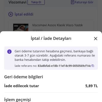Yanlış İptal Edilen Sipariş Ve İndirim Kuponu Sorunu