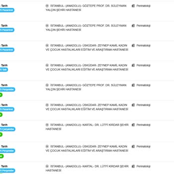 Renkli USG Randevusu Bulamama Sorunu