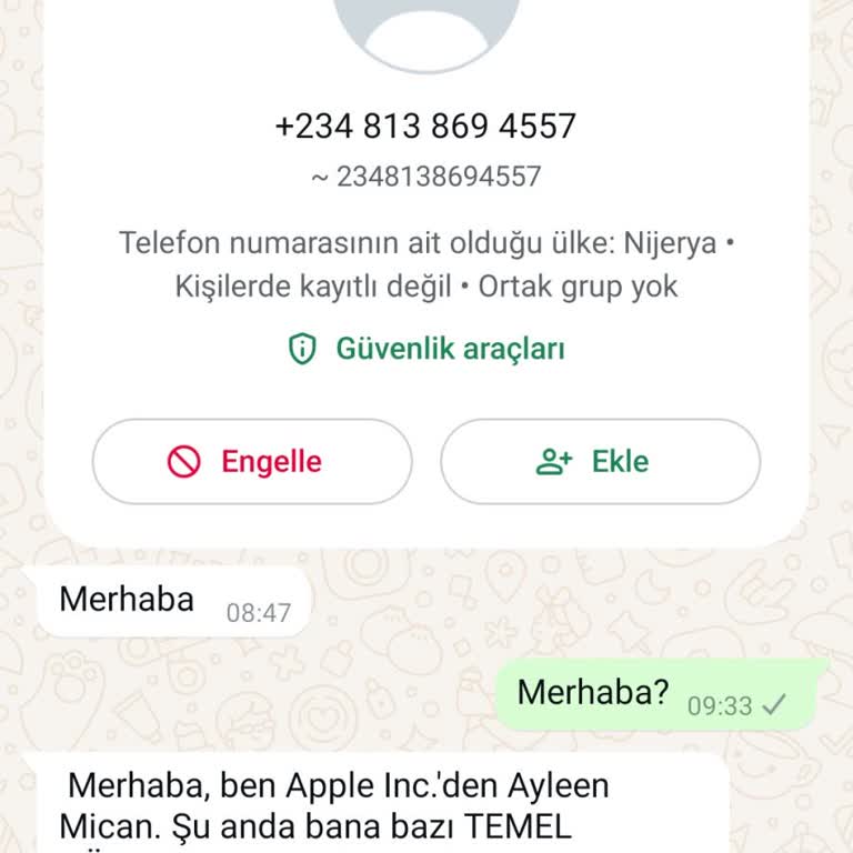 WhatsApp Gizlilik İhlali Ve Kişisel Bilgilerin Paylaşımı