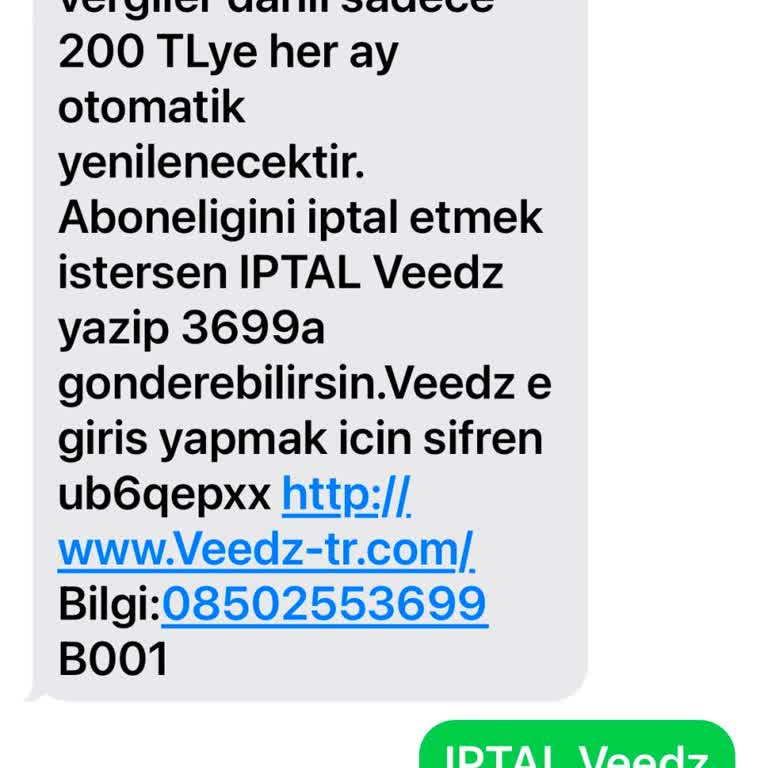 Yanlışlıkla Başlatılan Üyelik Ve Ekstra Ücret