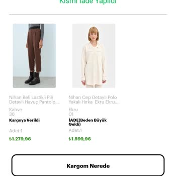 Yıkama Sonrası Pantolonun Durumu Hayal Kırıklığı Yarattı