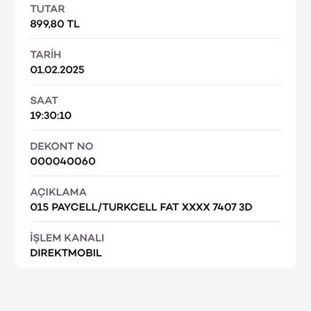 Yanlış Fatura Ücreti Kesintisi