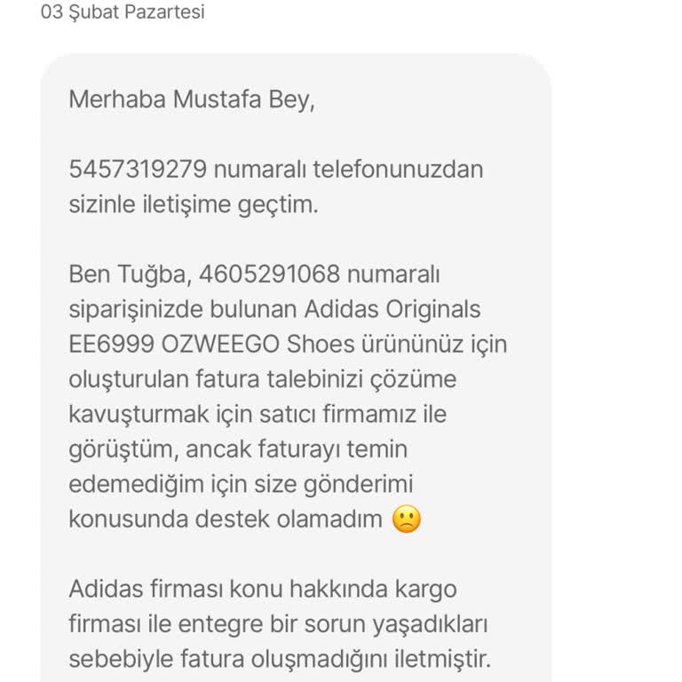 Adidas Ve Hepsiburada Arasında Fatura Çıkmazı
