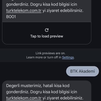 Türk Telekom'da BTK Akademi İnternet Paketine Erişememe Sorunu