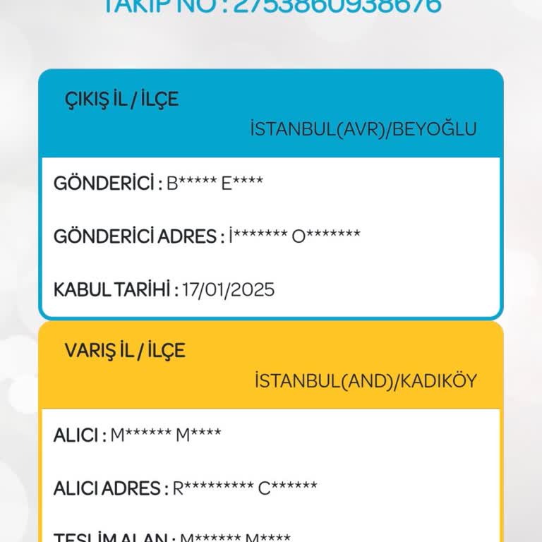 Kayıp Kargo Ve Cevapsız Telefonlar
