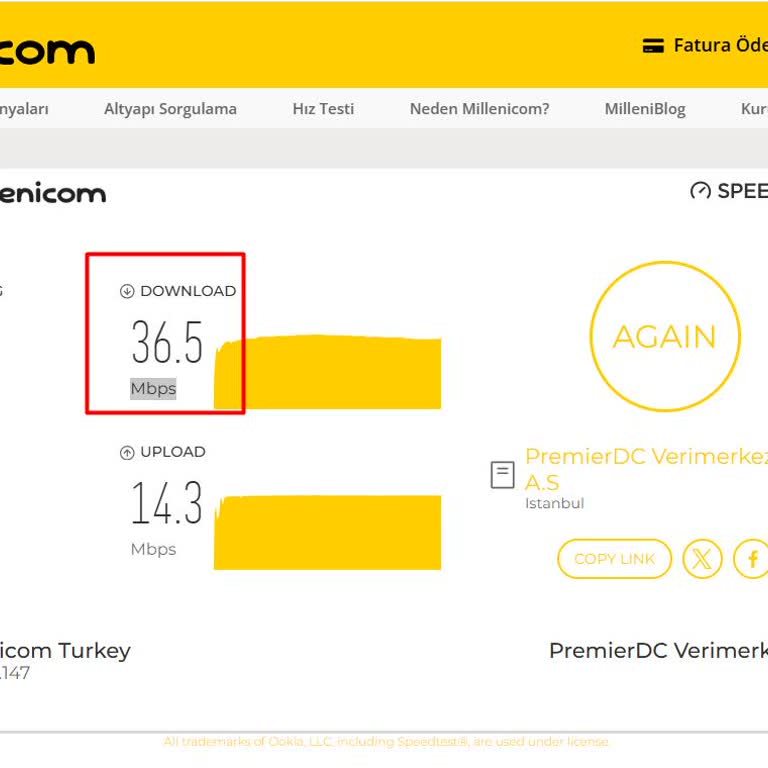 Millenicom'un Verilmeyen Hız Taahhüdü Ve Çözülmeyen Sorunlar