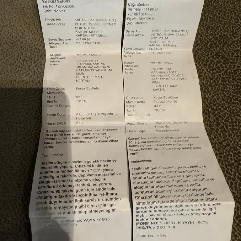 Siemens Kahve Makinesi Arızaları Ve Yüksek Servis Ücretleri