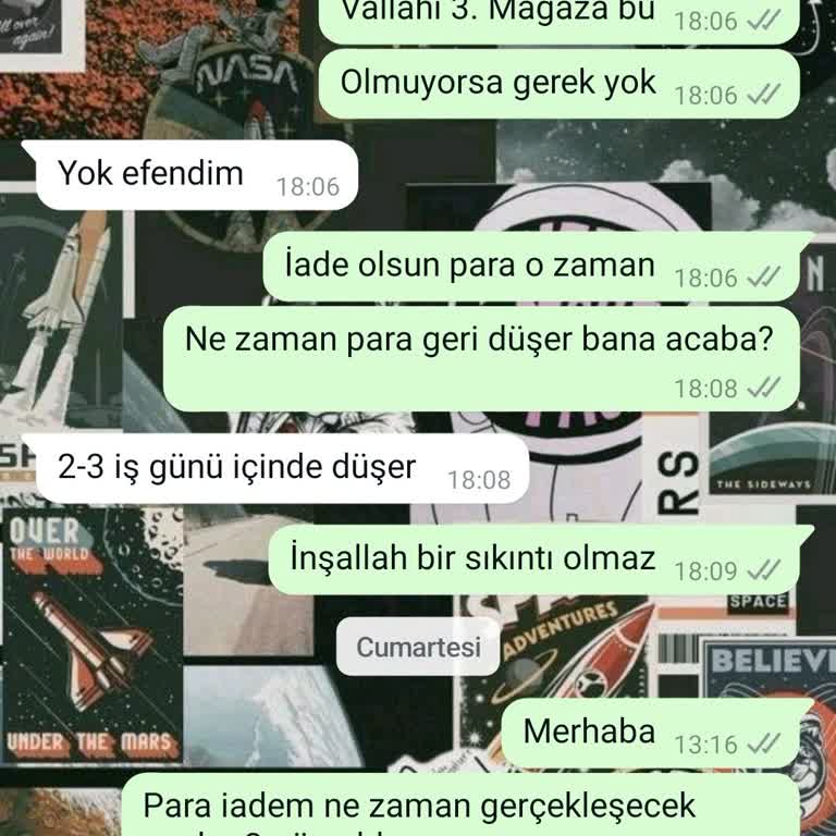 Stokta Olmayan Ürün İçin Para İadesi Bekleyişi