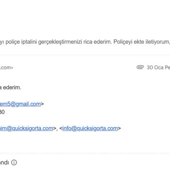 Sigorta İptalinde Gecikme Ve İade Sorunu