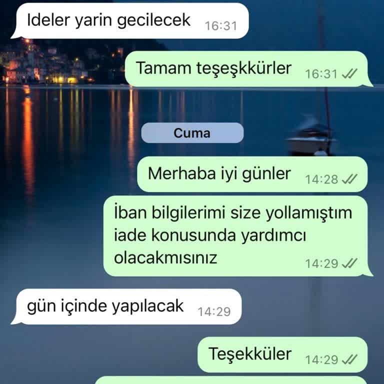 Para İadesi Beklerken Teslim Edilmeyen Ürünler