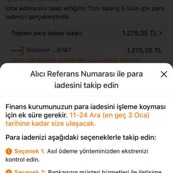 İade Ücreti Sorunu: Temu'dan Geri Ödeme Bekliyorum