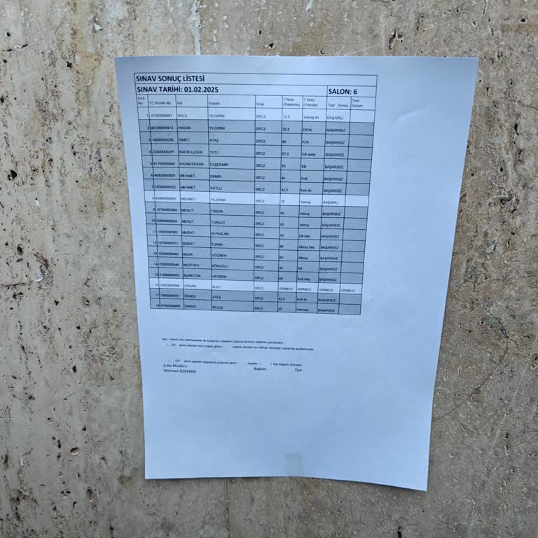 SRC Sınavlarında Usulsüzlük Şüphesi