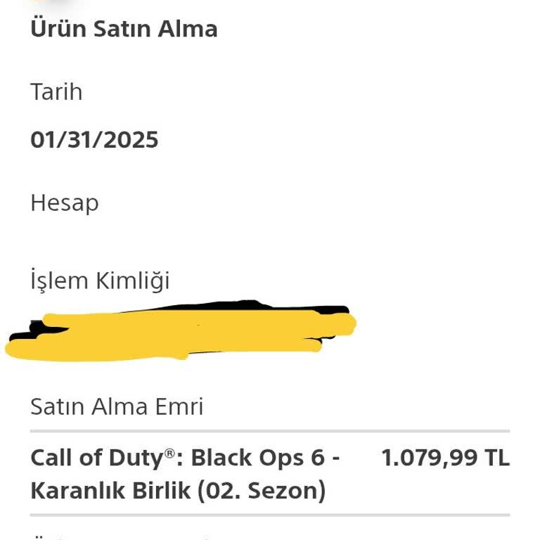 Yanlışlıkla Alınan Oyunun İadesi Bekleniyor